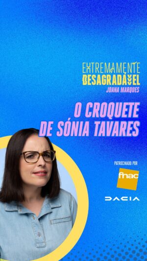 Joana Marques Instagram - Joana Marques solidariza-se com Sónia Tavares e apela à liberdade de ingestão de croquetes.

Não perca o Extremamente Desagradável de segunda a sexta às 8h15 na Renascença ou a qualquer hora em podcast, no YouTube e em rr.pt

@fnacportugal @dacia_portugal #fnacportugal #daciaportugal 
#AsTrêsdaManhã #ExtremamenteDesagradável #Renascença