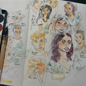 Joann Sfar Instagram - Tout d'un coup, plein d'acteurs et d'actrices qui pourraient jouer à peu près tous les personnages de mon Chagall ou mon Klezmer. @lirrr_katz @yehonatanvilo @adammgabay @swell_ariel.or @ofer_greenberg @milieshet @jamirginsburg . @kerenechmad #kissufimfilm