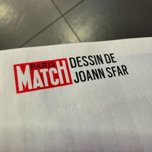 Joann Sfar Instagram - Chaque semaine dans Paris Match. Ce dessin me fait rire car je ne l'ai pas inventé. C'est au mot près un courrier de l'école.