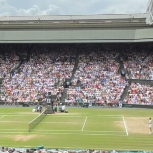 Joanne Froggatt Instagram - An absolutely incredible day @wimbledon yesterday! What an epic men’s final! One of the most exciting tennis matches I’ve ever seen! 
Thank you @astonmartin @meredith.global for a truly magical day, with magical people! ♥️