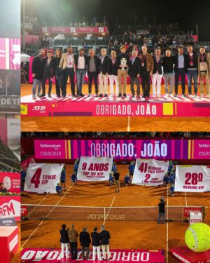 João Sousa Instagram - O sonho transformou-se em história e nunca a vamos esquecer. Obrigado pelas memórias, @joaosousaoficial, serás sempre o Conquistador.

#MillenniumEstorilOpen #TerraDoEspetaculo #EstorilOpen #ATP #ATPTour #Tennis #Tenis