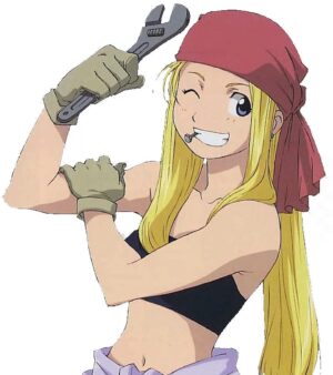 Jodelle Ferland Instagram - happy halloween from winry rockbell! 🔧💪🏻✨

#fullmetalalchemist #fma #winryrockbell