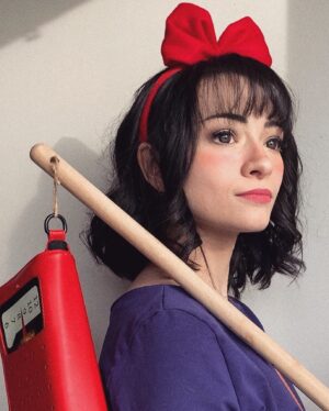 Jodelle Ferland Instagram - I’ve wanted to be Kiki since I first watched Kiki’s Delivery Service over a decade ago. Took me a while but here I am with my black cat named jiji, cosplaying one of my favourite characters! (Jiji was not in the mood for photos but I did get one tiktok out of him😂)
Thanks @genevievebue for being my tombo❤️
Swipe to the end for a close up of the beautiful @ttd_eye lenses✨they have such a pretty design, I love them! if you wanna get yourself some lenses you can use my discount code “jodellemicah” (:
.
I’ll post more Kiki on @jodellecosplays💕
.
.
#kikisdeliveryservice #kikicosplay #jiji #jijicat #blackcatsofinstagram #studioghibli #ghibli #ghiblicosplay #cosplay #cosplaygirl #cosplayersofinstagram #animecosplay #ttdeye