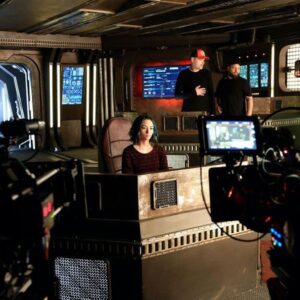 Jodelle Ferland Instagram - Joseph Mallozzi (our showrunner) posted these on Twitter today and it sent me on a big ol feels trip. This was 3 years ago!??
I know I’ve said it many times but this show holds a very special place in my heart and always will. To everyone who watched Dark Matter, thank you being a part of our space adventures🚀🪐✨
Also I miss you @zoiepalmerzeeeps