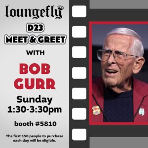 Jodi Benson Instagram - D23 just got even more magical ✨ Disney icons @jimjcummings, @jodi.benson, and @bobgurrofficial will be visiting the Loungefly booth for meet and greets!
 
🖌️ The first 150 people to purchase the designated item each day from the Loungefly booth will receive a wristband that will grant them a spot in line for that day’s meet and greet.