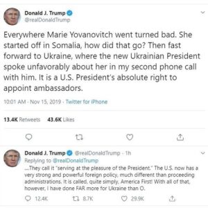 Joe Kennedy III Instagram - 18 U.S. Code § 1512.
(b) Whoever knowingly uses intimidation, threatens, or corruptly persuades another person, or attempts to do so, or engages in misleading conduct toward another person, with intent to—
(1) influence, delay, or prevent the testimony of any person in an official proceeding;