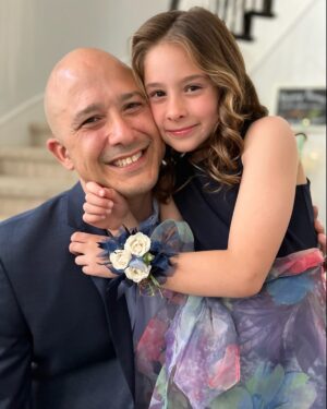 Joe Nieves Instagram - First daddy daughter dance. Magical. #daddydaughterdance @olphschoolscv