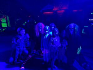 Joe Nieves Instagram - More #santaclarita #hauntedhouse fun. This one is #clubfear Right in my neighborhood. They do incredible work. So much fun. Lucky to have families like this in town that out so much work into making the holidays fun. @surviveclubfear