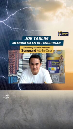 Joe Taslim Instagram - @joe_taslim sudah membuktikan siapa yang #BeneranTangguh.

Cat Dinding Eksterior Premium Sunguard All-In-One telah membuktikan ketangguhannya, ayo buktikan sendiri dan tunggu event #BeneranTangguh di kota kamu.

Next challenge, siapa yang akan kita ajak uji ketangguhan?

#AvianBrands
#PercayaAvianBrands
#SunguardAllInOne
#WarnaTetapCerah15Tahun
#BeneranTangguh