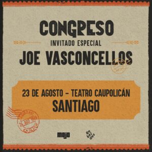 Joe Vasconcellos Instagram - @joevasconcellos ha sido un compañero de Congreso y de la vida, y será él quien dirá presente en nuestra celebración por los 55 años, este viernes 23 de agosto en el Teatro Caupolicán.

Estamos emocionados porque sólo queda ¡una semana! para nuestro gran show en Santiago, y de a poco estaremos anunciando algunas sorpresas. Consigue tus entradas en Puntoticket y nos vemos en el viaje 🎵.