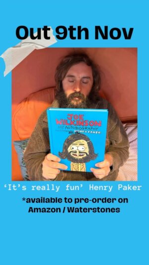 Joe Wilkinson Instagram - This a promo video for my comic book autobiography which is out soon. You have to do them apparently.
Illustrated by @henrypaker as seen in attached video.
#autobiography
#booklaunch
#comicbook
#illustrations
#oldmanwitheyesshut