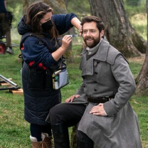 John Bell Instagram - Just some of our faves behind-the-scenes during production of Season 7, Part 2. #Outlander officially returns this November on STARZ.