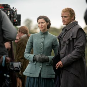 John Bell Instagram - Just some of our faves behind-the-scenes during production of Season 7, Part 2. #Outlander officially returns this November on STARZ.