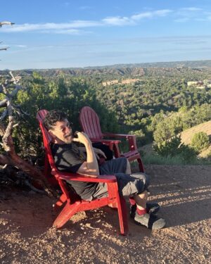 John Glover Instagram - Morning Hike at the Red Chairs