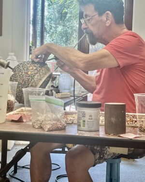 John Glover Instagram - He’s Happy when he’s working!