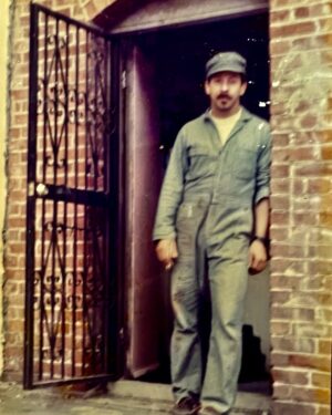 John Glover Instagram - This Adam 30 years ago when I met him.
He was working; taking a brak, at his 1st California Studio.