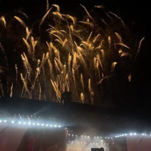 John Harlan Kim Instagram - #Coachella was great, yes, and I don’t want to sound like a grandpa or anything but the music was a little too loud tbh. And my legs actually got really tired from walking. Also, my allergies flared up and I got a little dust in my throat so I was coughing a bit and the sun was really hot. But other than that, great. 🫶🎡