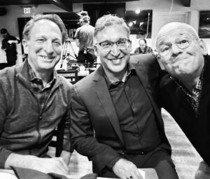 John Heilemann Instagram - Shooting a scene for the final episode of the winter half-season of @sho_thecircus with @nealkatyal and Andrew Weissmann — our own private grand jury of high-flying legal eagles. The only question: which one is Hamilton and which is Burr? #bts #thecircus #nonstop 🎪⚖️🦅🦅🇺🇸