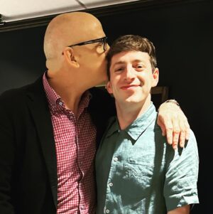 John Heilemann Instagram - Young genius @alexedelman stopped by @morningjoe to talk about his one-man @justforusshow, which just opened on Broadway to 🤯 reviews. I've seen JFU four times in the past 18 months; it was brilliantly promising and promisingly brilliant at the @cherrylanetheatre in late 2021; today at the @hudsonbway, it’s a full-blown comedic/cultural/political tour de fucking force. As should be clear, I love love love this show … but love this kid even more. (I believe his tribe has a word for dudes like Alex: mensch.) So don’t miss your chance to get a gander at the guy before he blows up so big he refuses to acknowledge my existence … and you have to pay Taylor Swift-y prices to see him from the nosebleed seats. #justforusshow #shulrunnings