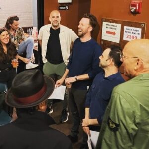 John Heilemann Instagram - A month ago this stiff (@jordanklepper) invited me to be special guest at fhe kickoff perf of @shitshowshow in Gowanus, Brooklyn. How much fun was it? Fun enough that I went back last night for the second @shitshowshow performance — with a crew from @sho_thecircus to make mischief for Sunday’s all-new episode of #TheCircus. 🎪🃏🎥📺🇺🇸