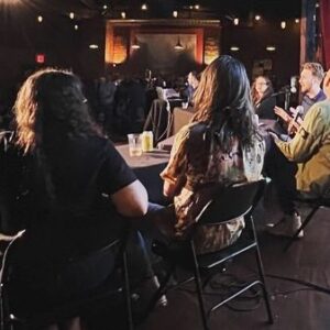John Heilemann Instagram - A month ago this stiff (@jordanklepper) invited me to be special guest at fhe kickoff perf of @shitshowshow in Gowanus, Brooklyn. How much fun was it? Fun enough that I went back last night for the second @shitshowshow performance — with a crew from @sho_thecircus to make mischief for Sunday’s all-new episode of #TheCircus. 🎪🃏🎥📺🇺🇸