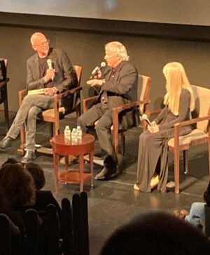John Heilemann Instagram - The name of this band is Talking Heads ... and you need to run, not walk, to your local @imax cinema to see the newly/gloriously restored and remastered incarnation of the band's (and of course the late great director Jonathan Demme's) immortal, nearly 40-year-old tour de force concert film Stop Making Sense. I promise it'll BLOW YOUR MIND ... as the 4k version did for everyone last night at the NYC premiere at @bam_brooklyn. Swipe left for some snaps of the band and its most devoted/rabid/lunatic fan, his own mind blown by a #onceinalifetime experience. #aboutlastnight  #thismustbetheplace #stopmakingsense2023