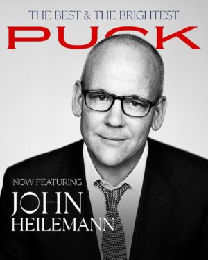 John Heilemann Instagram - Puck is proud to welcome John Heilemann aboard as Puck’s chief political columnist.

A veteran journalist and political commentator, John will anchor a new Sunday edition of Puck’s daily political email, The Best & The Brightest.

“When it comes to covering America’s corridors of power, there’s no publication—big or small, old or new—doing the job with more elan, verve, or ambition than Puck, and I’m thrilled to be climbing aboard,” John writes.

And for fans of John’s “Hell & High Water” podcast, we’ll be relaunching it as “Impolitic with John Heilemann” under the Puck umbrella of podcasts.

Sign up at the link in bio, and get 20% off your Puck subscription for a limited time.

#Media #Journalism