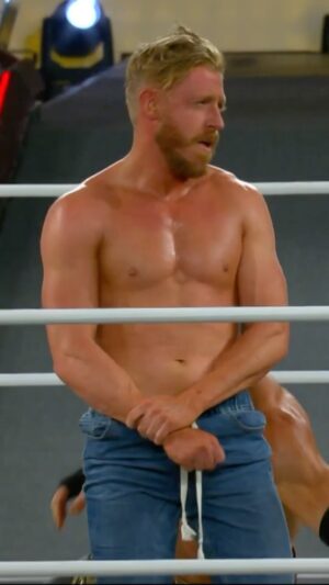 John Hennigan Instagram - @willowwrestles helped out @orangecassidy during #AEWCollision!