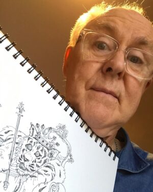 John Lithgow Instagram - About 10 illustrations done, 20 to go, June 1 deadline, out in October.  Curious?