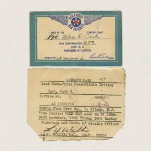 Johnny Cash Instagram - This month in 1950, Johnny Cash enlisted in the U.S. Air Force and began six months of training in Texas. While stationed in Germany as a radio intercept operator, he and a group of fellow servicemen got together and played under the name “Landsberg Barbarians,” learning to play guitar and write songs.