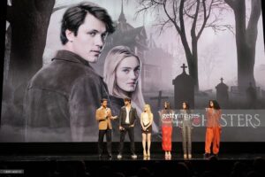 Jojo Fleites Instagram - What a day!!! 
@thecwwinchesters @warnerbrostv
Wearing: @harryhalim_paris 
Styled By: @georgebrescia 
Hair and Makeup: @lizdaviez