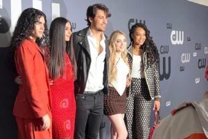 Jojo Fleites Instagram - What a day!!! 
@thecwwinchesters @warnerbrostv
Wearing: @harryhalim_paris 
Styled By: @georgebrescia 
Hair and Makeup: @lizdaviez