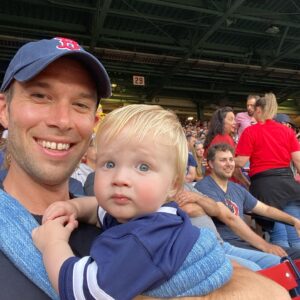Jon Favreau Instagram - Charlie’s first Red Sox game: excited/intrigued/slightly terrified/exhausted.