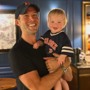 Jon Favreau Instagram - Charlie’s first Red Sox game: excited/intrigued/slightly terrified/exhausted.