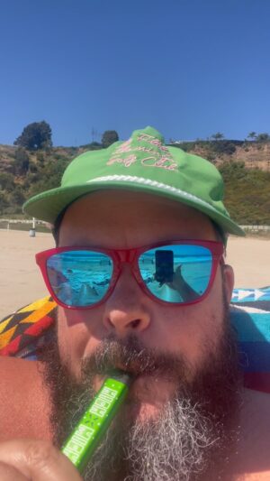Jon Gabrus Instagram - All I packed today was my budgie, an Italian hero, tanning oil, and my custom @pax_official era
Get your limited edition Gabrus/Pax collab right now. Link in pax’s Bio