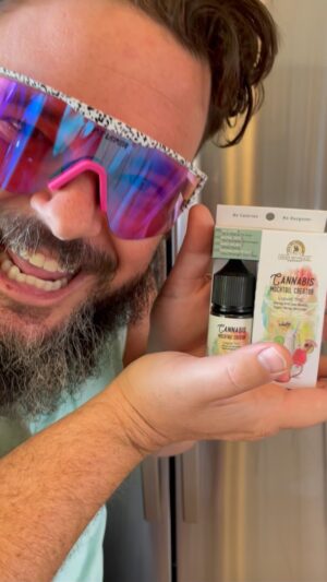 Jon Gabrus Instagram - You know im a fan of Mocktails. And now with @hempbeveragecompany cannabis mocktail creator and easy dosing cup. I can make a quick round of drinks for friends. And it really is fast acting. Put a dose in my coffee to help handle this freakin app