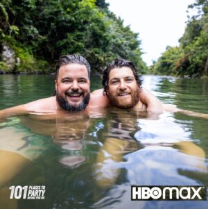 Jon Gabrus Instagram - Good news cable cutters. We’re coming to a HBOMax this weekend on Sunday 10/2. All 8 episodes. Stoked a lot of you freaks who didn’t have parents logins can now watch #101placestopartybeforeyoudie 
Also swipe right to see a rendering of Adam & I after we film the rest of the episodes.