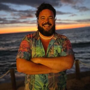 Jon Gabrus Instagram - Mexican sunset made me smile so hard my eyes disappeared.