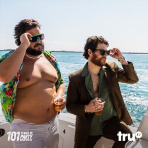 Jon Gabrus Instagram - Crockett & Tubby are heading to MIAMI for this weeks episode of #101placestopartybeforeyoudie on @trutv Thursday at 1030.