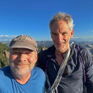 Jon Krakauer Instagram - Yesterday was the 65th birthday of my close friend and longtime climbing partner Dan Stone, who recently retired from a distinguished career as a hydro-geologist. He and I celebrated with a sunrise outing high over Boulder, the first time he’d been rock climbing since having shoulder replacement surgery 4 months ago, his 2nd shoulder replacement. He’s also had both knees replaced—a relatively small price to pay for a life of climbing, skiing, and trail running in spectacular mountains.