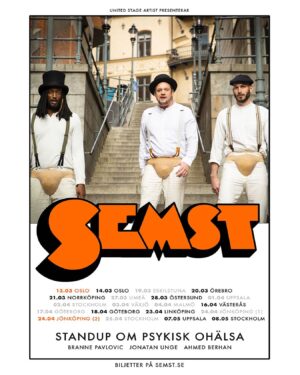 Jonatan Unge Instagram - SEMST! Premiär i Oslo! Norrmän och svenska slavar glöm mig inte!