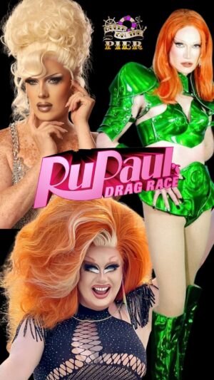 Jonbers Blonde Instagram - 🌈✨ Triple threat alert! Drag race legends @elektrafence @jonbersblonde @justmaydoes will be at @Queer_on_the_Pier! 💃 and The Beach Ball at @white_rock_theatre 

Saturday 27 July

Catch them before it’s too late. Ticket link in bio! 

#QueerOnThePier #ElektraFence #JonbersBlonde #JustMay #hastings #DragTrio #rupaulsdragrace #Dragtastic #PierPressure #LipSyncForYourLife 💄👠🎤