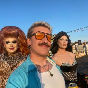 Jonbers Blonde Instagram - The sleeping sea witch.. 

Had the best time at @queer_on_the_pier 

Thank you @wayneshires 💛🖤