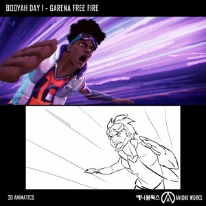 Jonghyun Jungboix Instagram - Another 2D animatics work for Garena FREE FIRE - BOOYAH DAY

Collaboration with @mehdiaouichaoui
, Saucelot and great assistance by @carthame_

2D Animatics by Anioneworks.inc
CG/Production : Passion pictures
Client : Garena
.
.
.
.
.
.
.
#anioneworks #cg #3d #freefire #garena #garenafreefire #garenabrasil #garenaoficial #garenafreefireoficial #animation #animator #anime #sakuga #cartoon #2danimation #2d #fx #effects #vfx #drawing #art #artist #character #anime #art #artist #drawing #color #rough #wind #fire #explosion #chase #fight