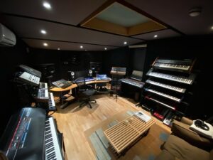 Jono Grant Instagram - Finally got round to a bit of a cleanup in the studio #stillawaytogo #studioporn #synthporn #jupiter8 #joy #aboveandbeyond #recordingstudio