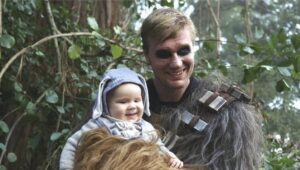 Joonas Suotamo Instagram - On #WorldHealthDay, I'm thinking back to the special moment when my son visited us on #TheRiseOfSkywalker set. Thank you to the healthcare heroes who are safeguarding us in these trying times. Your bravery would even impress the mighty Chewbacca.