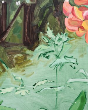 Jordan Casteel Instagram - Lupine | Oil on canvas | 50 x 40 | 2024

…

Opening reception: Tuesday, July 23, 6–8pm

On view: July 24 - September 21, 2024

@pilarcorrias is pleased to present “Nature Painting Nature” a group exhibition of works by Jordan Casteel, Jane Freilicher, Grace Hartigan, Leiko Ikemura, Francesca Mollett, Sabine Moritz and Vivien Zhang. 

Guest curated by Lydia Yee, “Nature Painting Nature” takes a multigenerational look at artists for whom the forms of nature offer a way to translate personal experience, memory and direct observation into paint.

…

 Jordan Casteel’s recent paintings are based on the seasonal blooms in her garden in the Catskill region in New York, where she has recently relocated from New York City. Three salmon pink blooms in Lupine (2024) – named for the mistaken belief that the flower ‘wolfs’ nutrients from the soil – emerge from the foreground against an abstract field of green that separates them from the flowering trees in the background. A highly personal subject, Casteel’s flowers can be viewed as self-portraits: ‘I see my own labor in it. It’s not about observing the things that are most true for you in this moment. It’s about observing the things that were most true for me.’