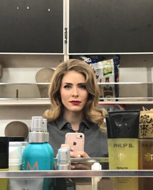 Jordan Claire Robbins Instagram - screen tests in the beginning ✨✨ I loved this hair but we ended up going in a different direction!