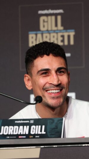 Jordan Gill Instagram - 𝐇𝐚𝐥𝐟 𝐈𝐧𝐝𝐢𝐚𝐧 𝐆𝐨𝐥𝐨𝐯𝐤𝐢𝐧 🔨
April 13th 
📍Manchester
Live on @daznboxing