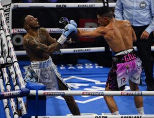 Jordan Gill Instagram - Manchester 🐝 what a buzz! Felt like I was winning the fight until I got caught, but that’s boxing! No excuses, huge congrats to @zelfaflash, one hell of a fighter and a great human being. Gracious in victory and in defeat. Thank you all for the messages, I’m trying to get back to everyone. Thank you to my team for the hard work, @matchroomboxing for the opportunity, and to my sponsors for their support. Week of rest and we’ll see what’s next ❤️